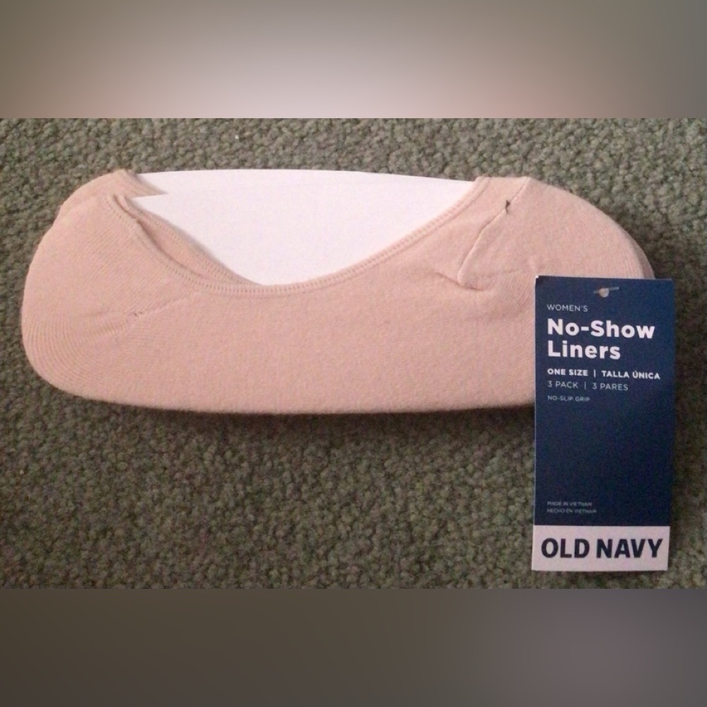 NWT Old Navy Pack of 3 No Show Liners